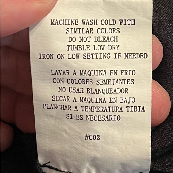 Lux II Petite Black Embellished Sheath Dress Size 8P - Picture 7 of 7